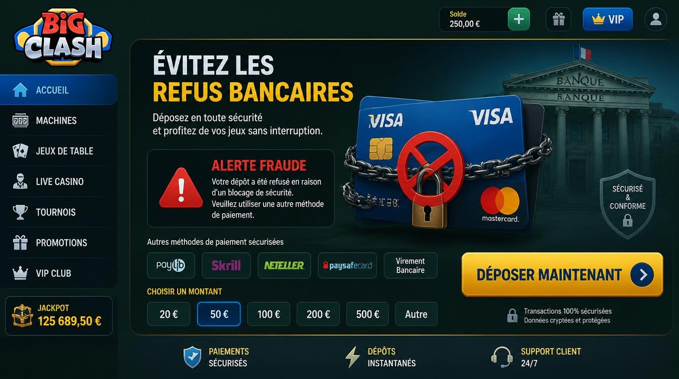 Utilisateur devant une carte bancaire rejetée à cause d’un contrôle sécurité.